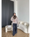 Wilma Kürk Detaylı Mont - Vizon