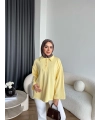 Yds - Petra Düğmeli Sweatshırt - Sarı