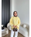 Yds - Petra Düğmeli Sweatshırt - Sarı