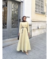 Zühre Puf Elbise - Sarı