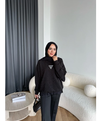 4-Muadil Sweat - Siyah