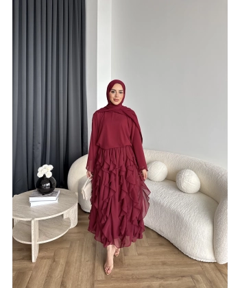 Mour Etekli Takım - Bordo