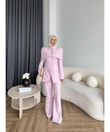 Vegas Ceketli Takım - Pembe ÖN SİPARİŞ