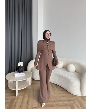 Vegas Ceketli Takım - Kahve ÖN SİPARİŞ