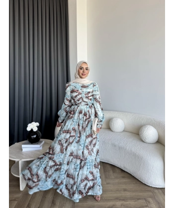 Ng - Softy Elbise - Su Yeşili