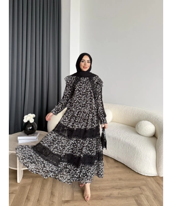 Ng - Livan Dantel Takım - Siyah