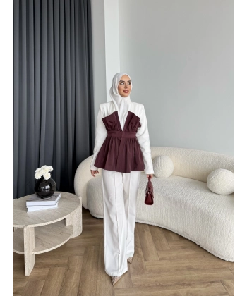 Asi Ön Kısmı Detaylı Takım - Bordo