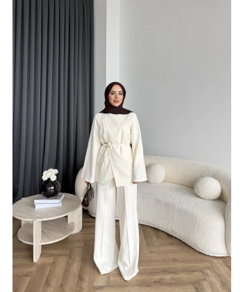 Hen - Bennet Takım - Ekru