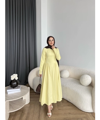 Crash Elbise - Sarı