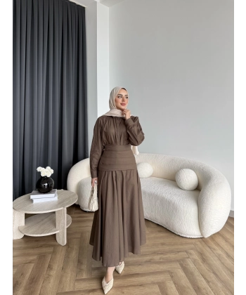 Tb - Veran Bel Detay Etekli Takım - Haki