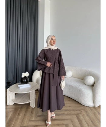 Hew - Denan Etekli Takım - Kahve