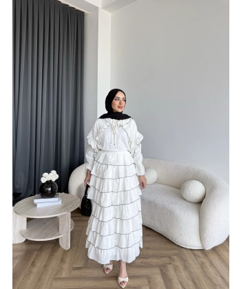 Hew - Willora Vual Takım - Beyaz