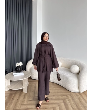 Hen - Safian Modal Takım - Kahve