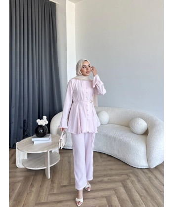 Hen - Salft Krep Takım - Pembe