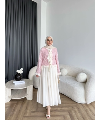Ng - Peri Etekli Takım - Pembe - BAYRAMDAN SONRA 10-15 İŞ GÜNÜ İÇİNDE GELİCEKTİR