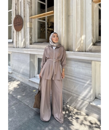 Ahiska Oysh Takım - Sütlü Kahve