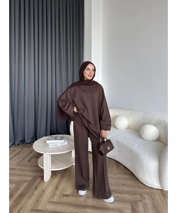 Akel Eşofman Takım - Acı Kahve