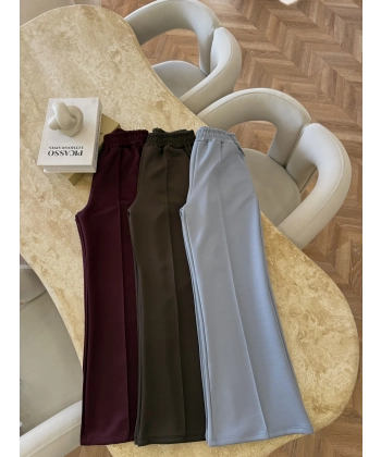 Çimalı Scuba Bol Pantolon - Bordo