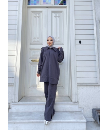 Duhan İkili Takım - Gri