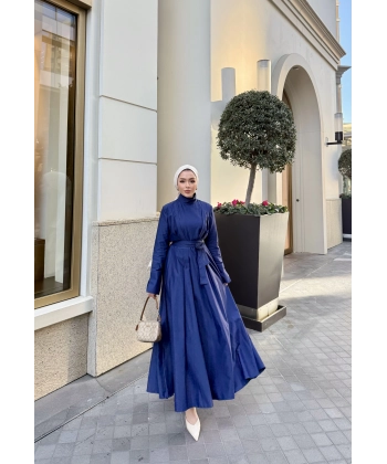 Eyşan Elbise - Lacivert