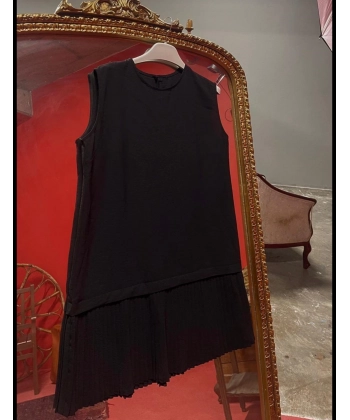 Fırfır Detaylı İçlik - Siyah