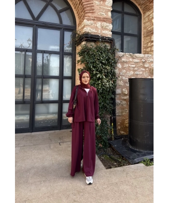 Fosa Oysh Takım - Bordo