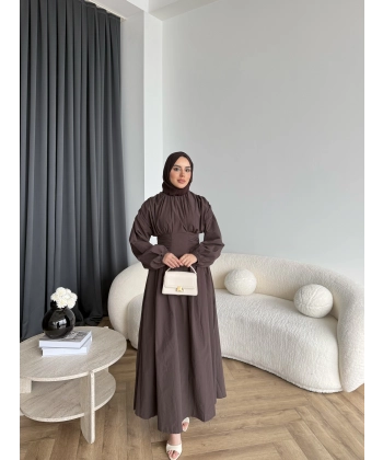 Hr - Zeyn Elbise - Kahve