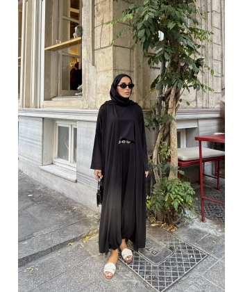 Kayla Kimonolu Oysh Takım - Siyah