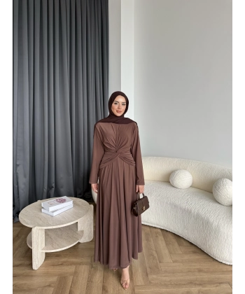 Latan Sandy Elbise - Kahve