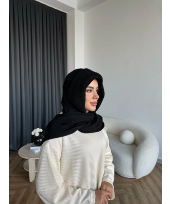 Mb - Balaklava Kapişonlu Bere - Siyah