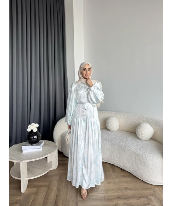 Ng - Laura Saten Elbise - Mavi