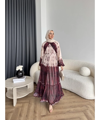 Ng - Rose Elbise - Bordo