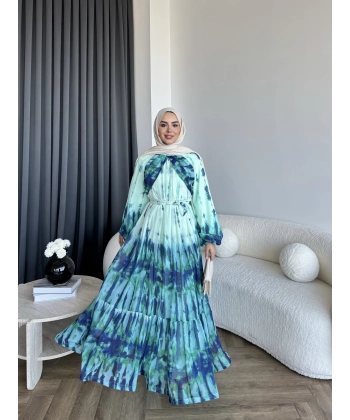 Ng - Rose Elbise - Turkuaz