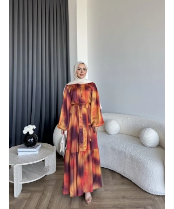 Ng - Zaina Elbise - Turuncu