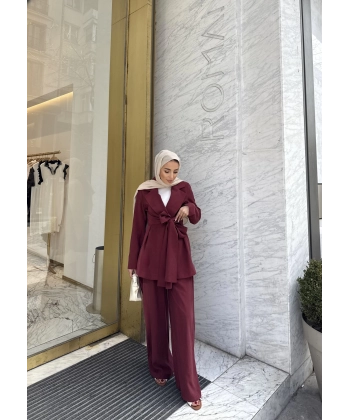 Pearly Takım - Bordo