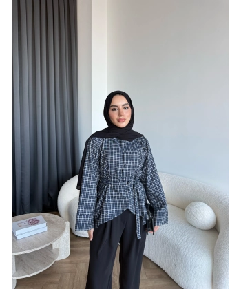 Pln-1 Asimetrik Gömlek