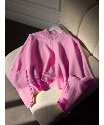 Sany Balon Kol Kazak - Pembe