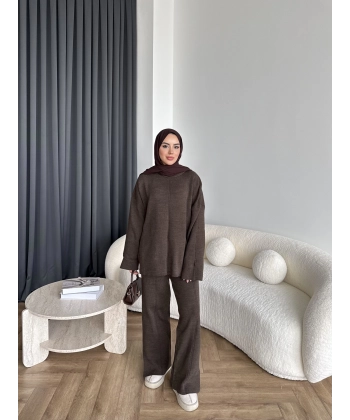 Zania Triko Takım - Acı Kahve