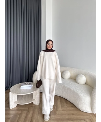 Zania Triko Takım - Bej