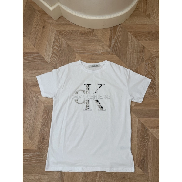 Muadil C Taş Detaylı İçlik - Beyaz