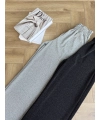 Simli Pantolon - Gri