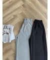 Simli Pantolon - Gri