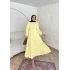 Elian Müslin Elbise - Sarı ( 1 HAFTA SONRA KARGODA )