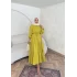 Elian Müslin Elbise - Yağ Yeşili