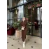 Fermuar Detaylı Triko Elbise - Acı Kahve