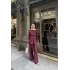 Glow Keten Takım - Bordo