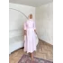 Maysa Tül Etekli Takım - Pembe
