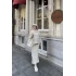 Mella Kazak Detaylı Jile Takım - Beyaz