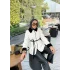 Monah Biyeli Kaşe Kaban - Ekru