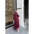 Paris Elbise - Bordo